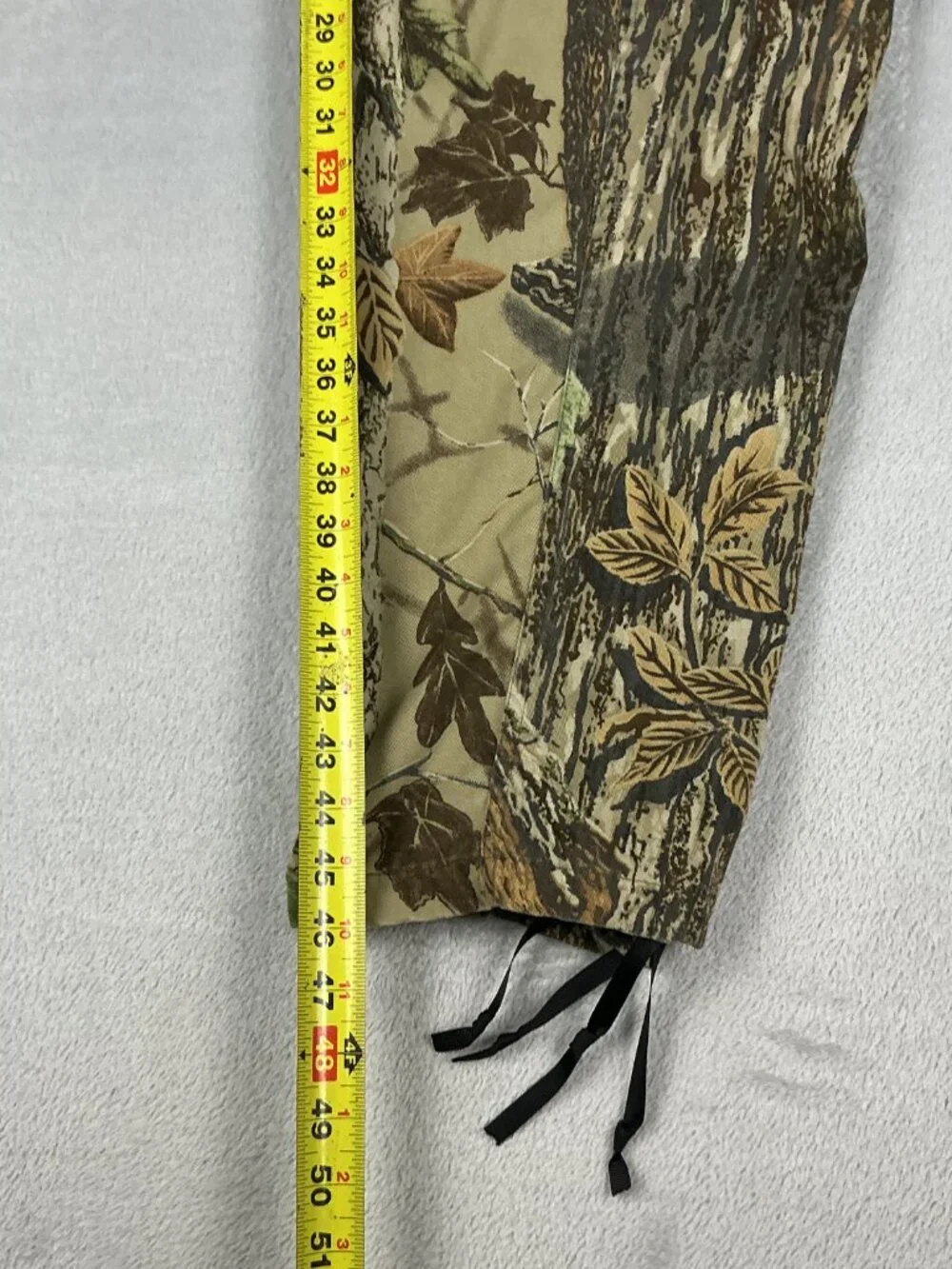 Vintage Rattlers Brand Men's Cargo Pants Camo Hunting XL Y2K Made in USA.
